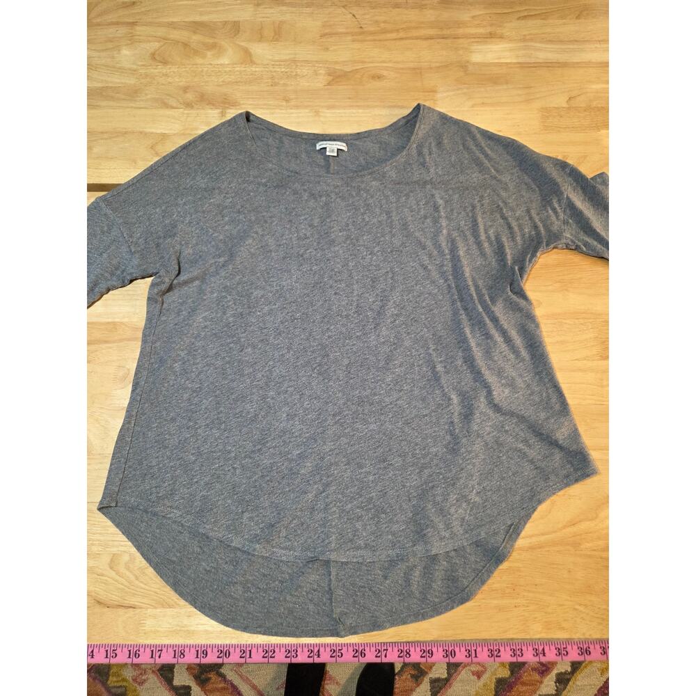 American Eagle Outfitters Grey Jersey Knit 3/4 Sleeve round neck size M